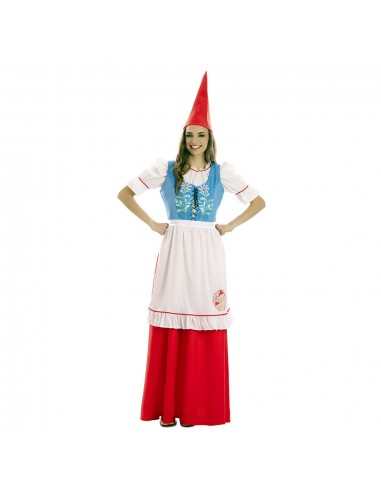 DISFRAZ ENANITO GNOMO VESTIDO ADULTO