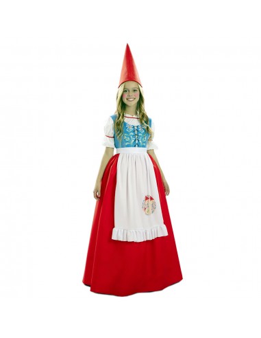 DISFRAZ ENANITO GNOMO VESTIDO INFANTIL