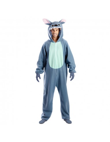 DISFRAZ ALIEN AZUL ESTIICH ADULTO