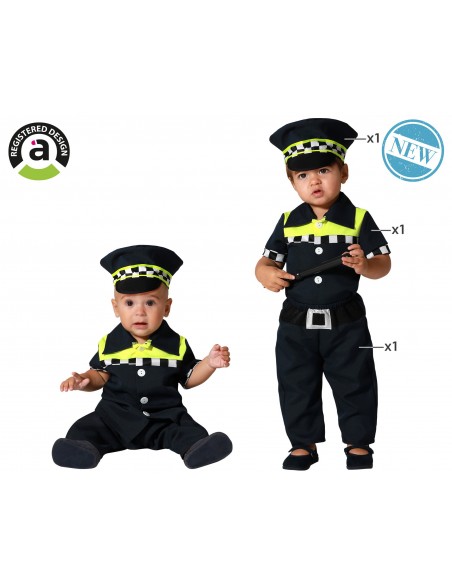 DISFRAZ POLICIA MUNICIPAL BEBES 