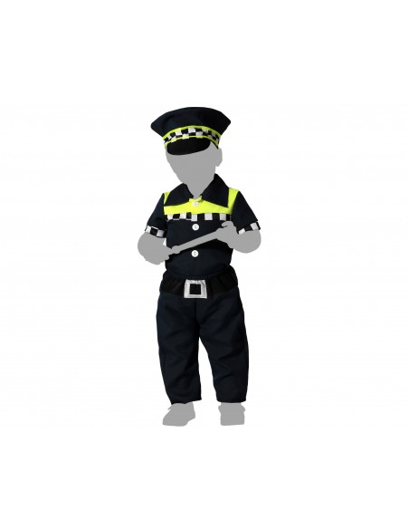 DISFRAZ POLICIA MUNICIPAL BEBES 