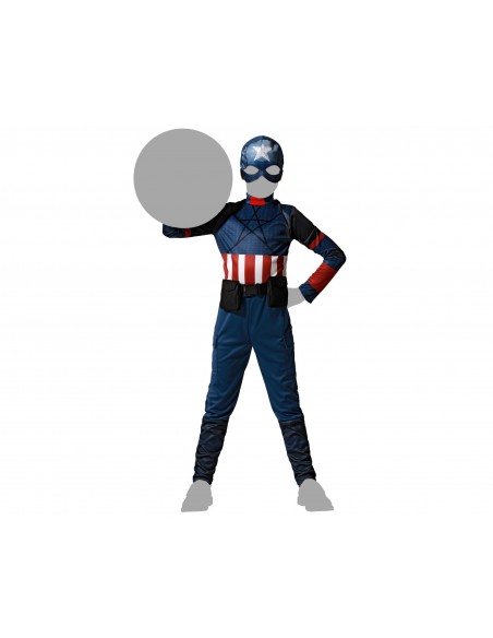 DISFRAZ CAPITAN AMERICANO  INFANTIL