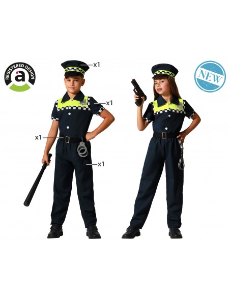 DISFRAZ POLICIA MUNICIPAL INFANTIL