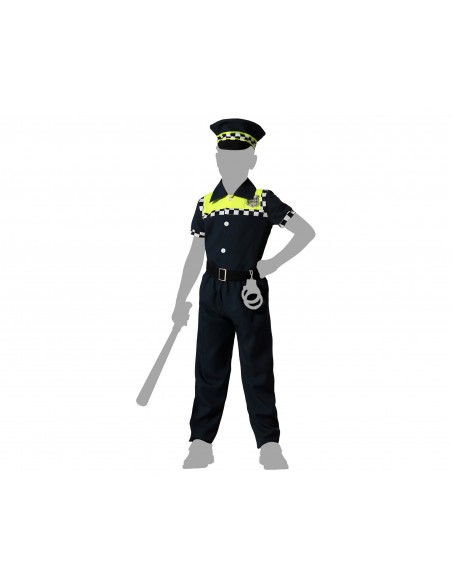 DISFRAZ POLICIA MUNICIPAL INFANTIL