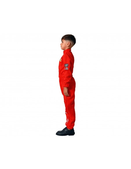 DISFRAZ PILOTO F1 ROJO INFANTIL