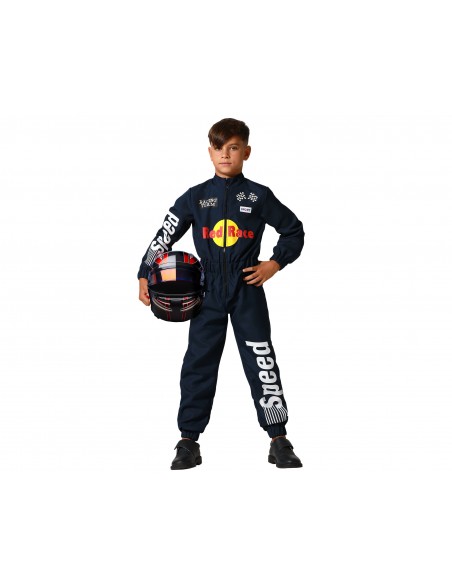 DISFRAZ PILOTO F1 AZUL INFANTIL