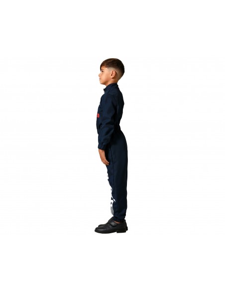 DISFRAZ PILOTO F1 AZUL INFANTIL