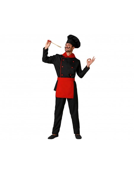 DISFRAZ COCINERO NEGRO  