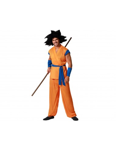 DISFRAZ KARATE NARANJA GOKU  