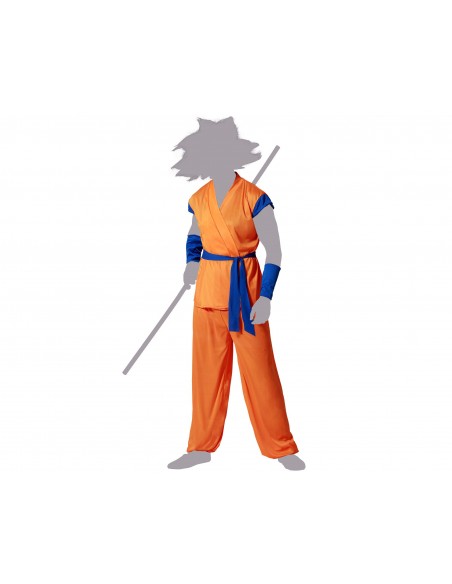 DISFRAZ KARATE NARANJA GOKU  