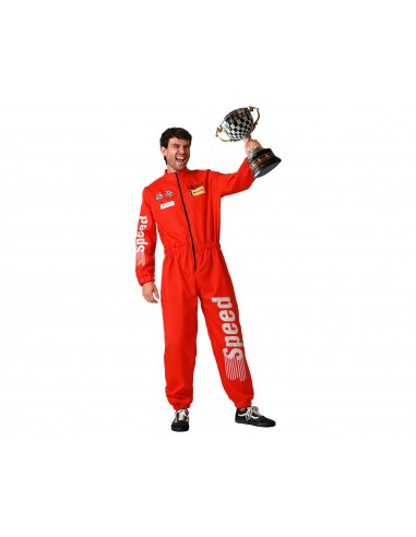 DISFRAZ PILOTO F1 ROJO  