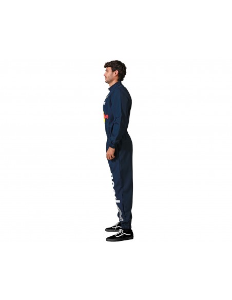 DISFRAZ PILOTO F1 AZUL  