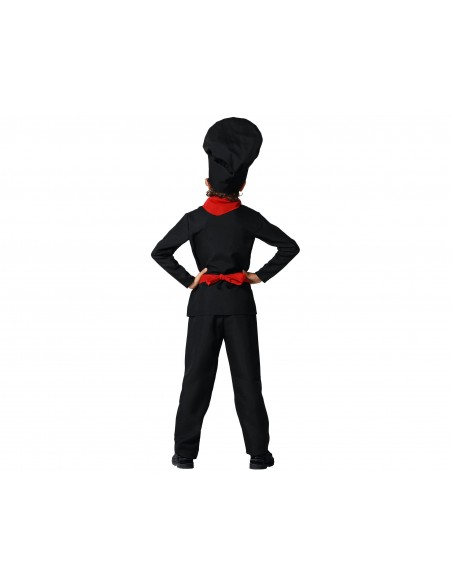 DISFRAZ COCINERO NEGRO INFANTIL