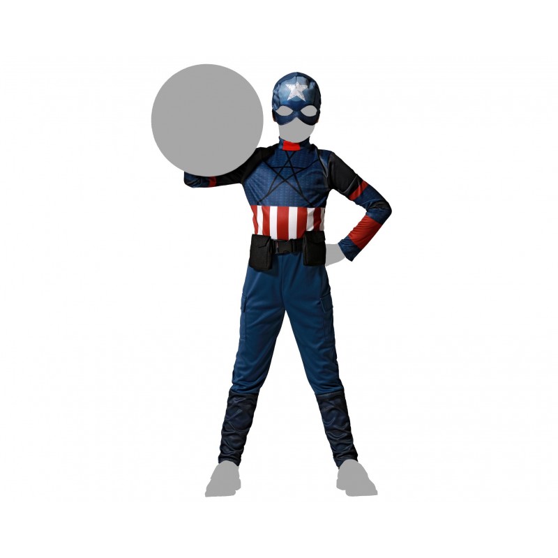 DISFRAZ CAPITAN AMERICANO  INFANTIL DISFRAZ CAPITAN AMERICANO  INFANTIL