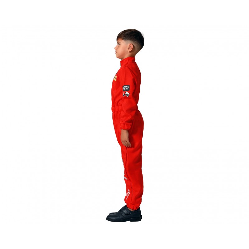 DISFRAZ PILOTO F1 ROJO INFANTIL DISFRAZ PILOTO F1 ROJO INFANTIL