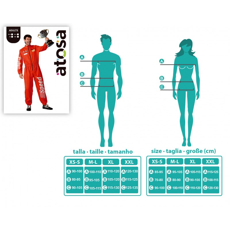 DISFRAZ PILOTO F1 ROJO   DISFRAZ PILOTO F1 ROJO