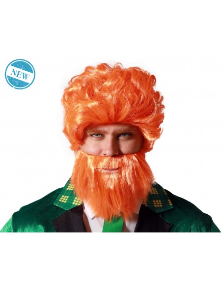 PELUCA Y BARBA NARANJA 120G