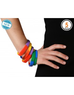 PULSERAS MULTICOLOR 5 PCS 2