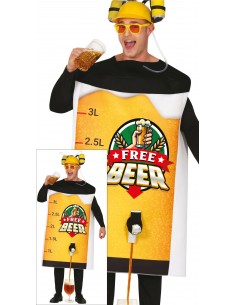 DISFRAZ CERVECERO CON GRIFO, ADULTOS