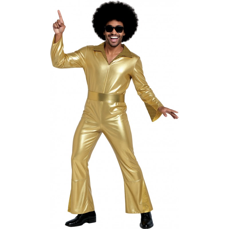 DISFRAZ DISCOTEQUERO COWBOY DORADO, ADULTOS DISFRAZ DISCOTEQUERO COWBOY DORADO, ADULTOS