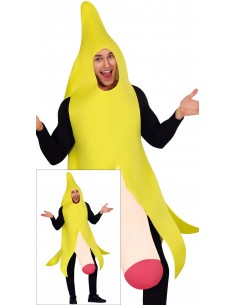 DISFRAZ PLATANO Y BANANA, ADULTOS