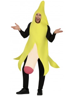 DISFRAZ PLATANO Y BANANA, ADULTOS  2