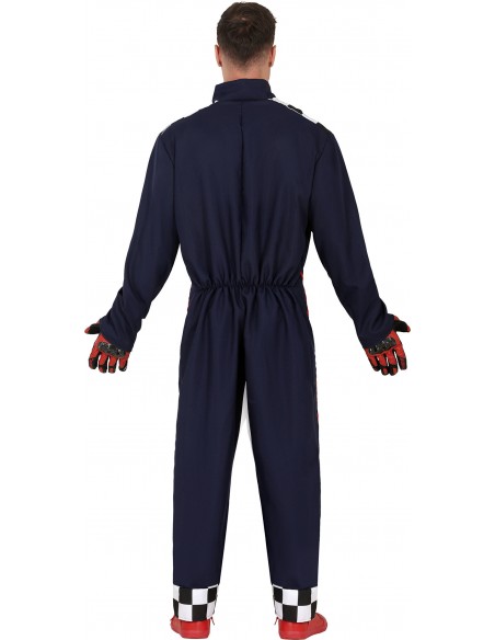 DISFRAZ PILOTO F1 AZUL, ADULTOS DISFRAZ PILOTO F1 AZUL, ADULTOS