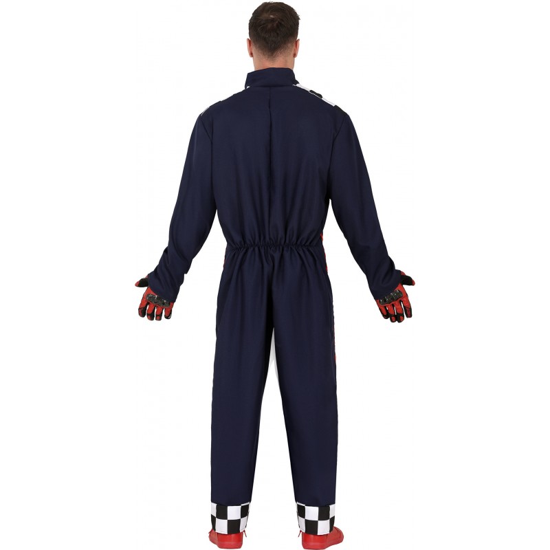 DISFRAZ PILOTO F1 AZUL, ADULTOS DISFRAZ PILOTO F1 AZUL, ADULTOS