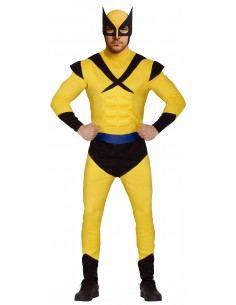DISFRAZ LOBO AMARILLO, ADULTOS 2