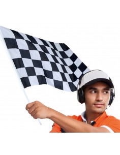 BANDERA CUADROS 45X30 CMS