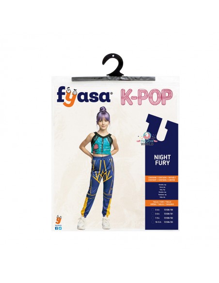 DISFRAZ K-POP ZOEY NIGHT FURY
