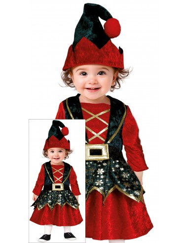 DISFRAZ ELFO FALDA BEBE