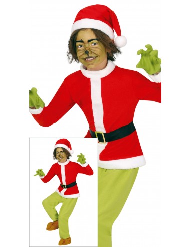DISFRAZ GRINCH GRUÑON AMARGADO