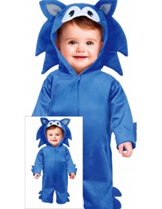 DISFRAZ ERIZO SONICO BEBE