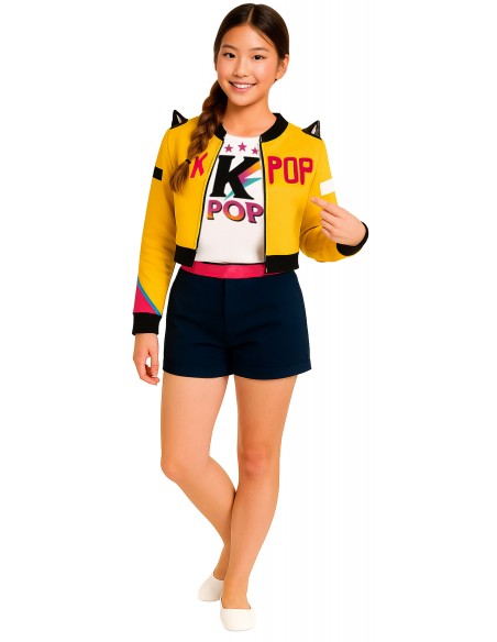 DISFRAZ K-POP RUMI AMARILLO