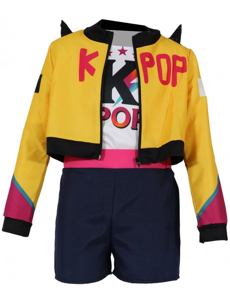 DISFRAZ K-POP RUMI AMARILLO