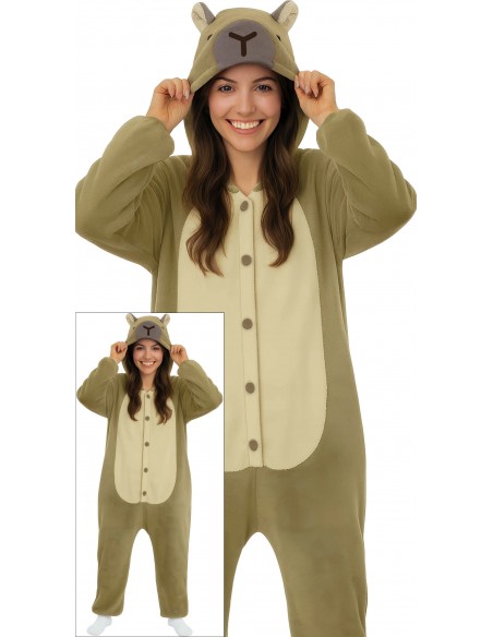 DISFRAZ CAPIBARA AD. T. L Mujer