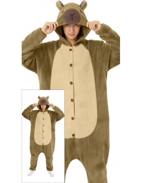 DISFRAZ CAPIBARA AD. T. L Hombre