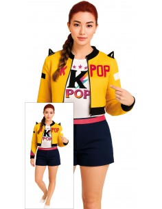 DISFRAZ K-POP RUMI AMARILLO