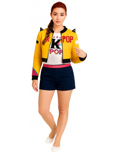 DISFRAZ K-POP RUMI AMARILLO