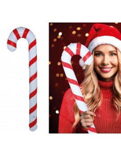 BASTON NAVIDAD HINCHABLE 90 CMS