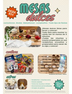 MESA DULCE CANDY BAR