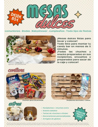 MESA DULCE CANDY BAR