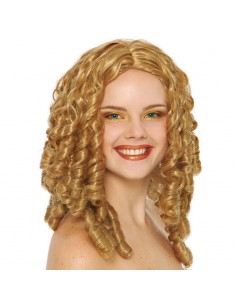 PELUCA TIRABUZONES RUBIA LARGOS