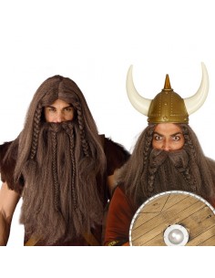 PELUCA Y BARBA VIKINGO