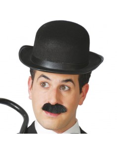 SOMBRERO FIELTRO BOMBIN NEGRO