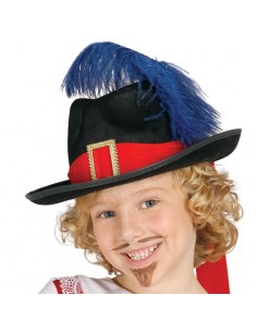 SOMBRERO FIELTRO MOSQUETERO INFANTIL