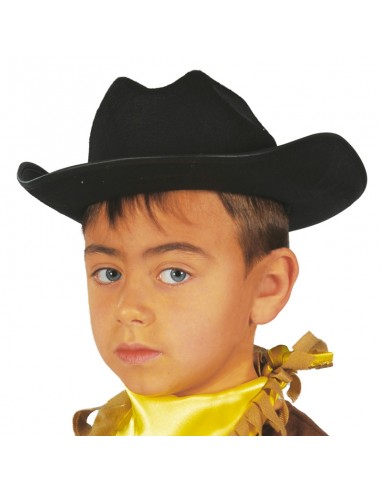 SOMBRERO VAQUERO NEGRO INFANTIL