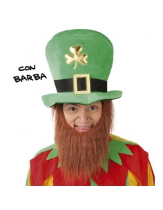 GORRO SAN PATRICIO CON BARBA