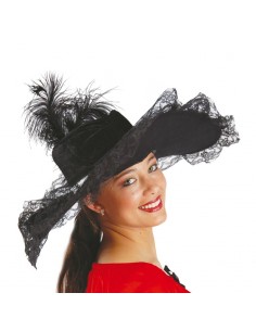 PAMELA NEGRA CON PLUMA